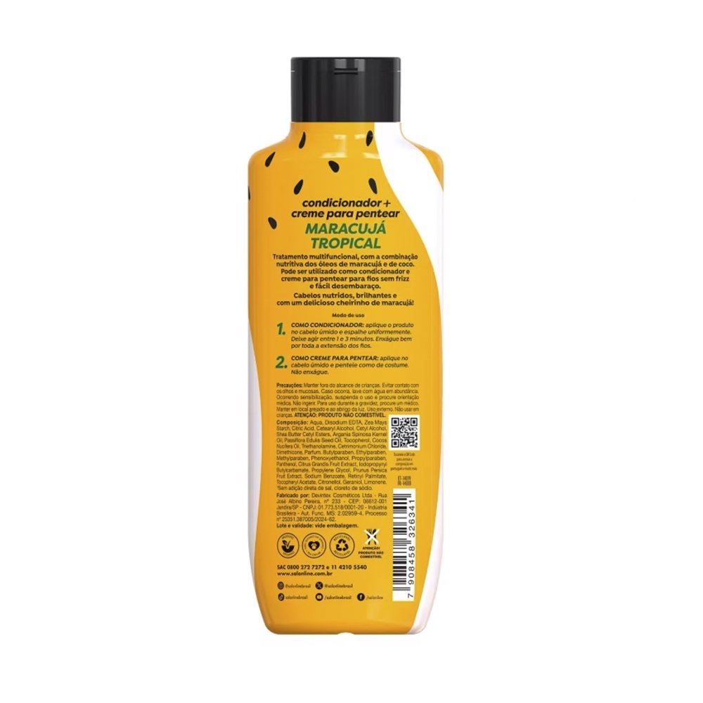 Kit Shampoo + Condiconador Salon Line Hidra Maracujá 300ml