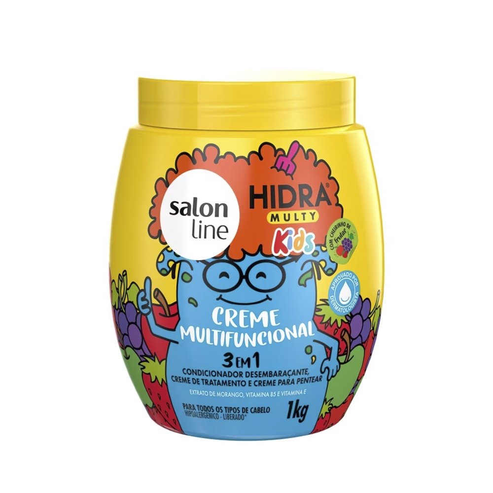 Creme para Pentear Salon Line Multifuncional Kids Hidra Multy 1Kg