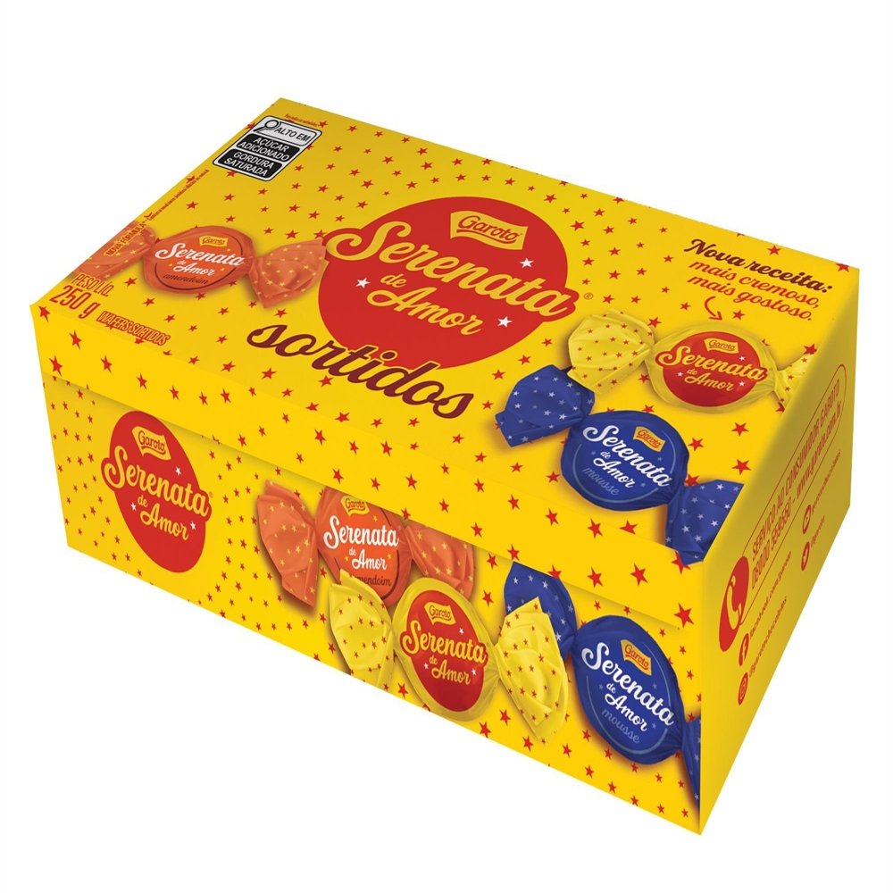 Caixa de Bombom Garoto Serenata de Amor Sortidos 210,7g