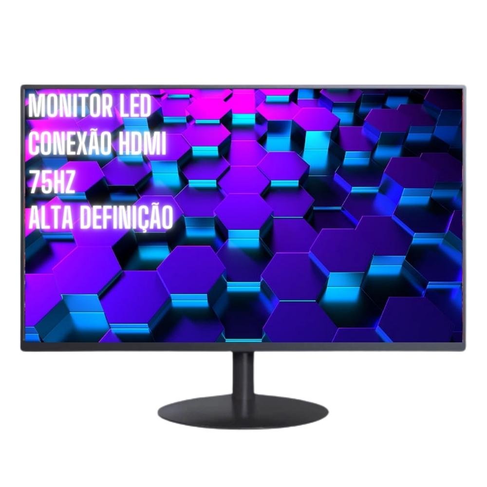 Computador Completo Skill Pro Intel 12ª Geração Core i3 12100F 16GB DDR4 Placa de video Geforce 2GB SSD 512GB Monitor 21.5" LED SP-080