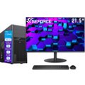 Computador Completo Skill Pro Intel 12ª Geração Core i5 12400F 16GB DDR4 Placa de video Geforce 2GB SSD 512GB Monitor 21.5" LED SP-092