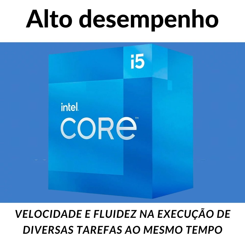 Computador Completo Intel Core i5 16GB SSD 512GB Monitor LED 19.5" Windows 10 3green 3green Top 3GT-041
