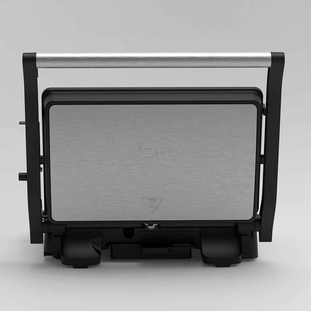Sanduicheira e Mini Grill HQ 180 1000W Antiaderente Inox HQ-SG002 127V