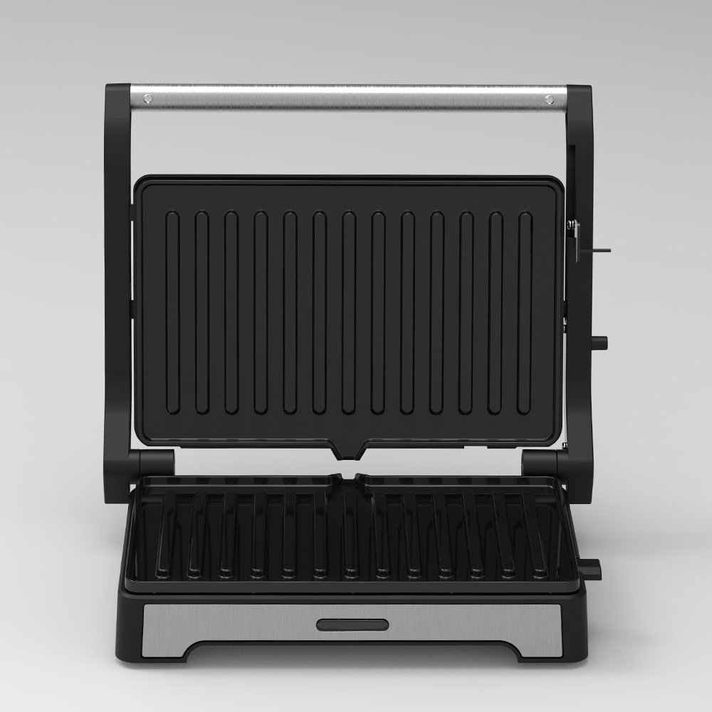 Sanduicheira e Mini Grill HQ 180 1000W Antiaderente Inox HQ-SG002 127V