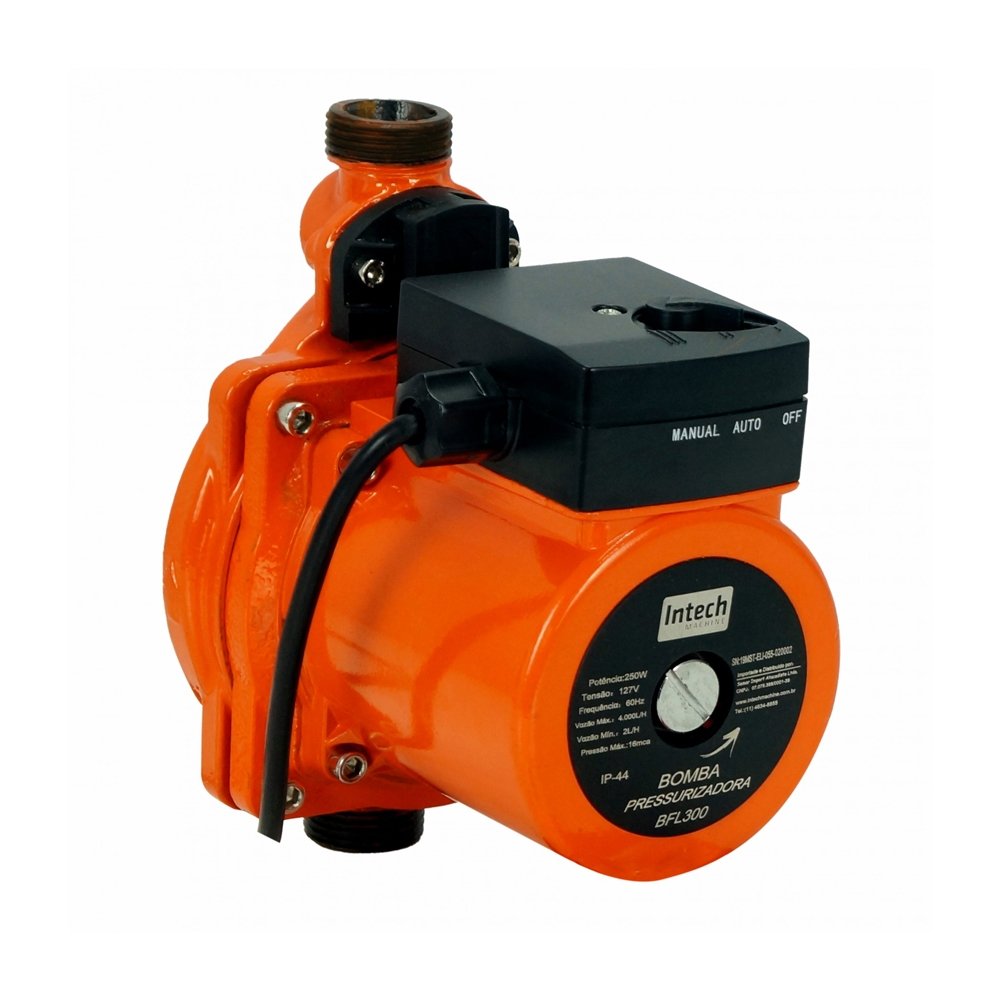 Bomba Pressurizadora Intech Machine BFL300 250W 127V