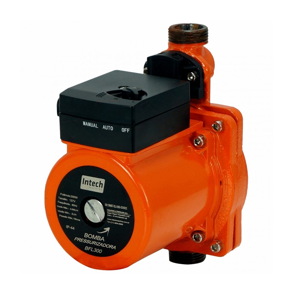 Bomba Pressurizadora Intech Machine BFL300 250W 127V
