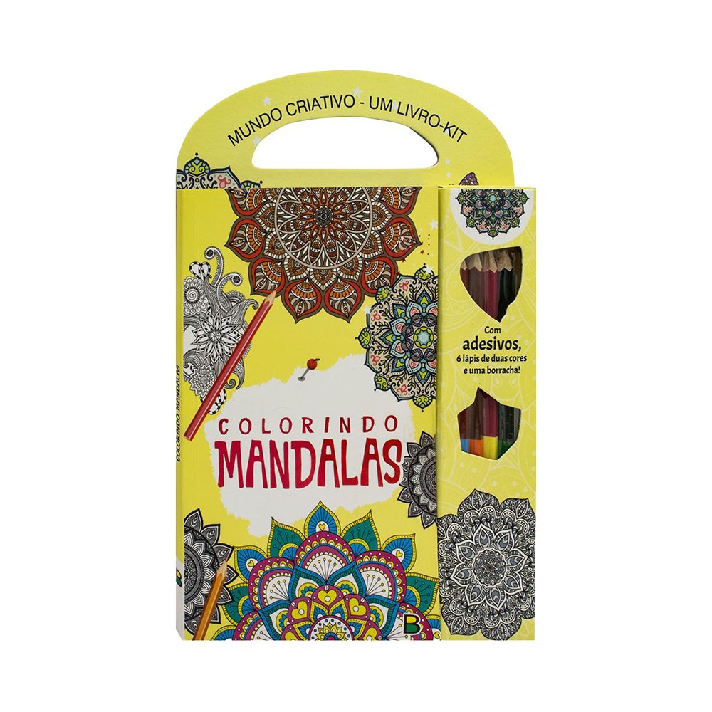 Livro Kit Colorindo Mandalas 5 anos