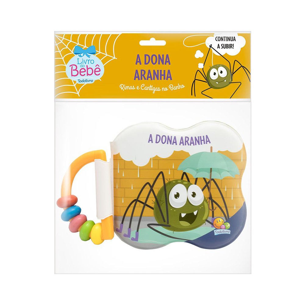 Livro do Bebe Banho Rimas e Cantigas 6 meses