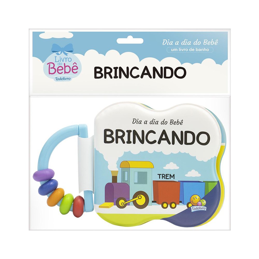 Livro do Bebe Banho Brincando 6 meses