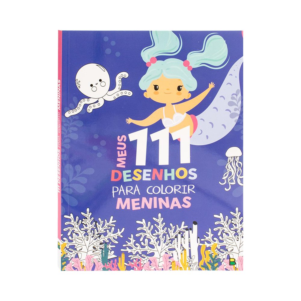 Livro Desenhos Para Colorir Meninas 3 anos