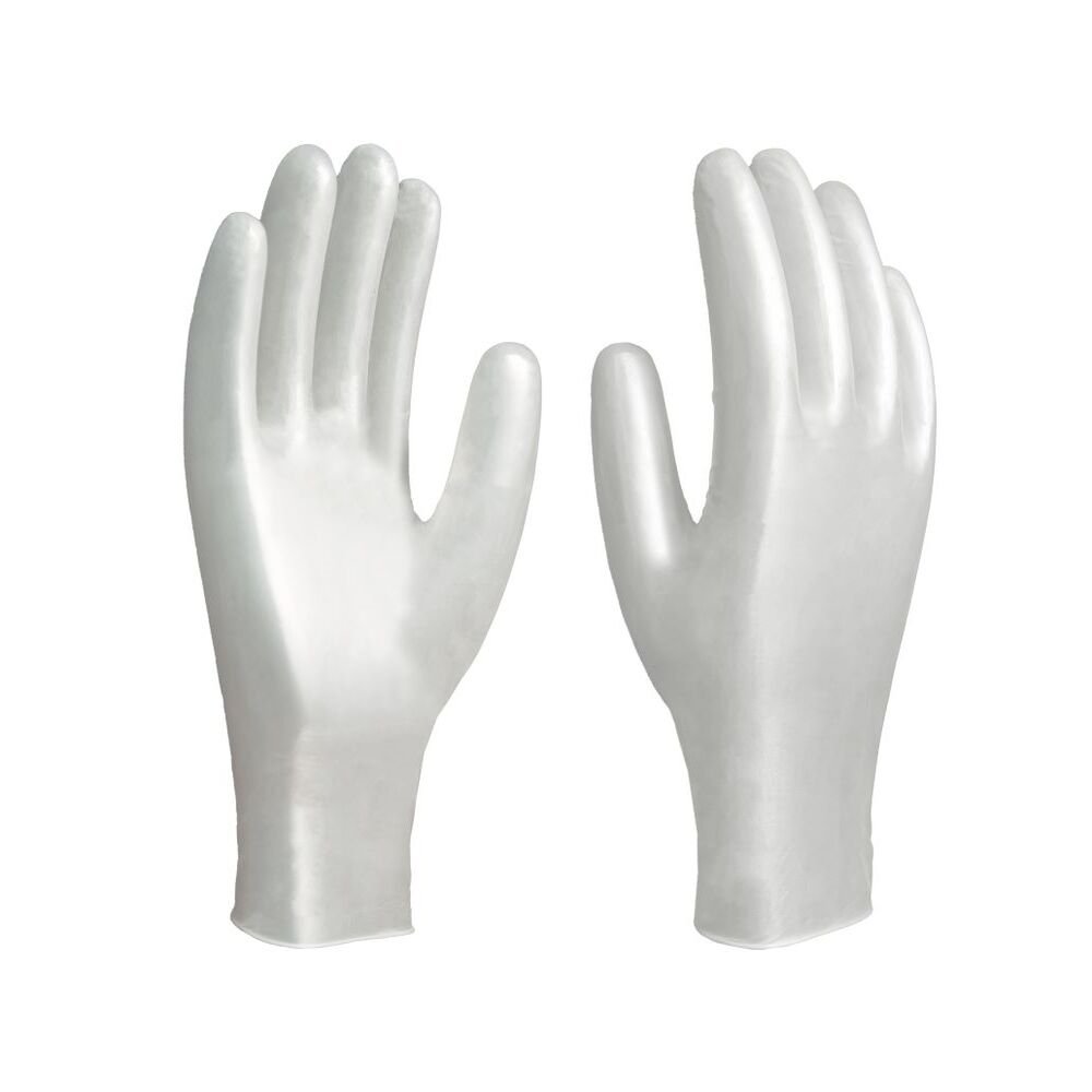 Luva Imbat Vinil de Procedimento - Incolor Tamanho 9 Grande - Embalagem com 100 Unidades