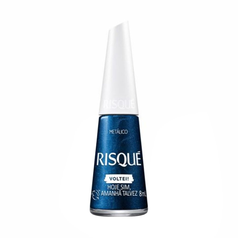 Esmalte Risqué Metálico Hoje Sim Amanhã Talvez Comercial 8ml