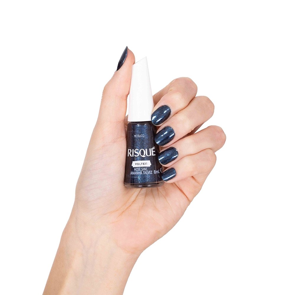Esmalte Risqué Metálico Hoje Sim Amanhã Talvez Comercial 8ml