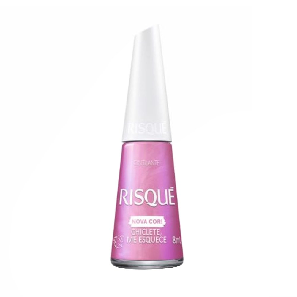 Esmalte Risqué Cintilante Chiclete Me Esquece Comercial 8ml