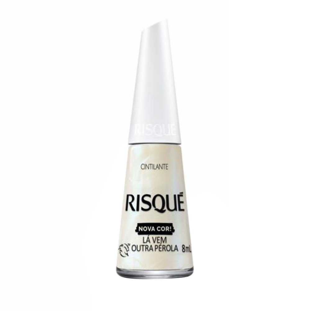 Esmalte Risqué Cintilante Lá Vem Outra Pérola Blister 8ml