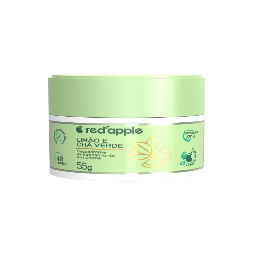 Desodorante Red Apple Creme Limão 55g