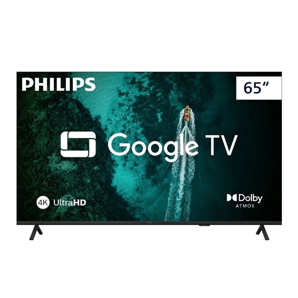 Smart TV LCD LED 65" Philips 65PUG7419/78 - 4K UHD com Wi-Fi, com 3 HDMI, 2 USB, 60Hz