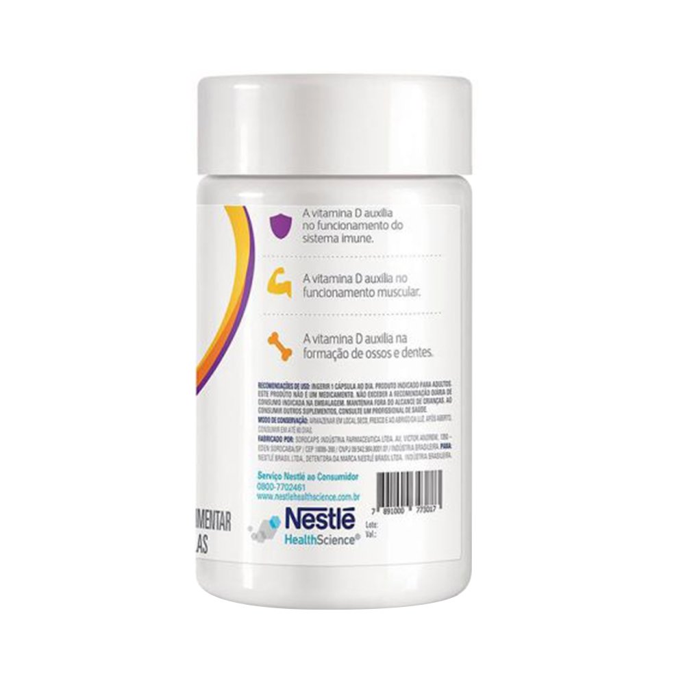 Nutren Vitamina D Soft 2000UI - Embalagem com 60 Cápsulas