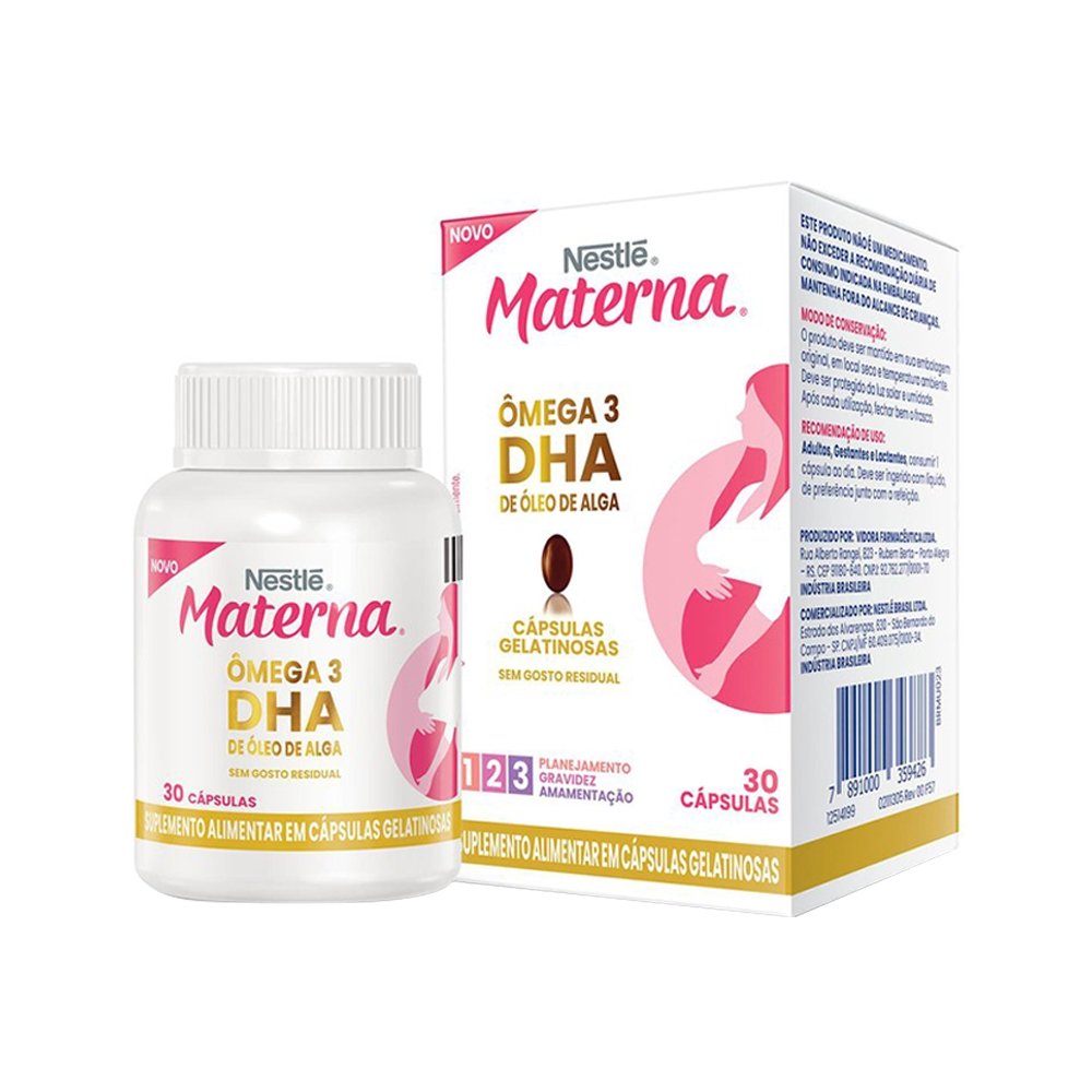 MATERNA SUPLEMENTO OMEGA DHA 30 CAPSULAS