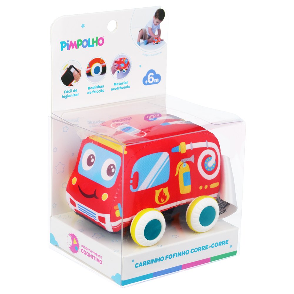 Kit Carrinho Fofinho Corre Corre Masculino Pimpolho Caixa Com 1 Unidade.