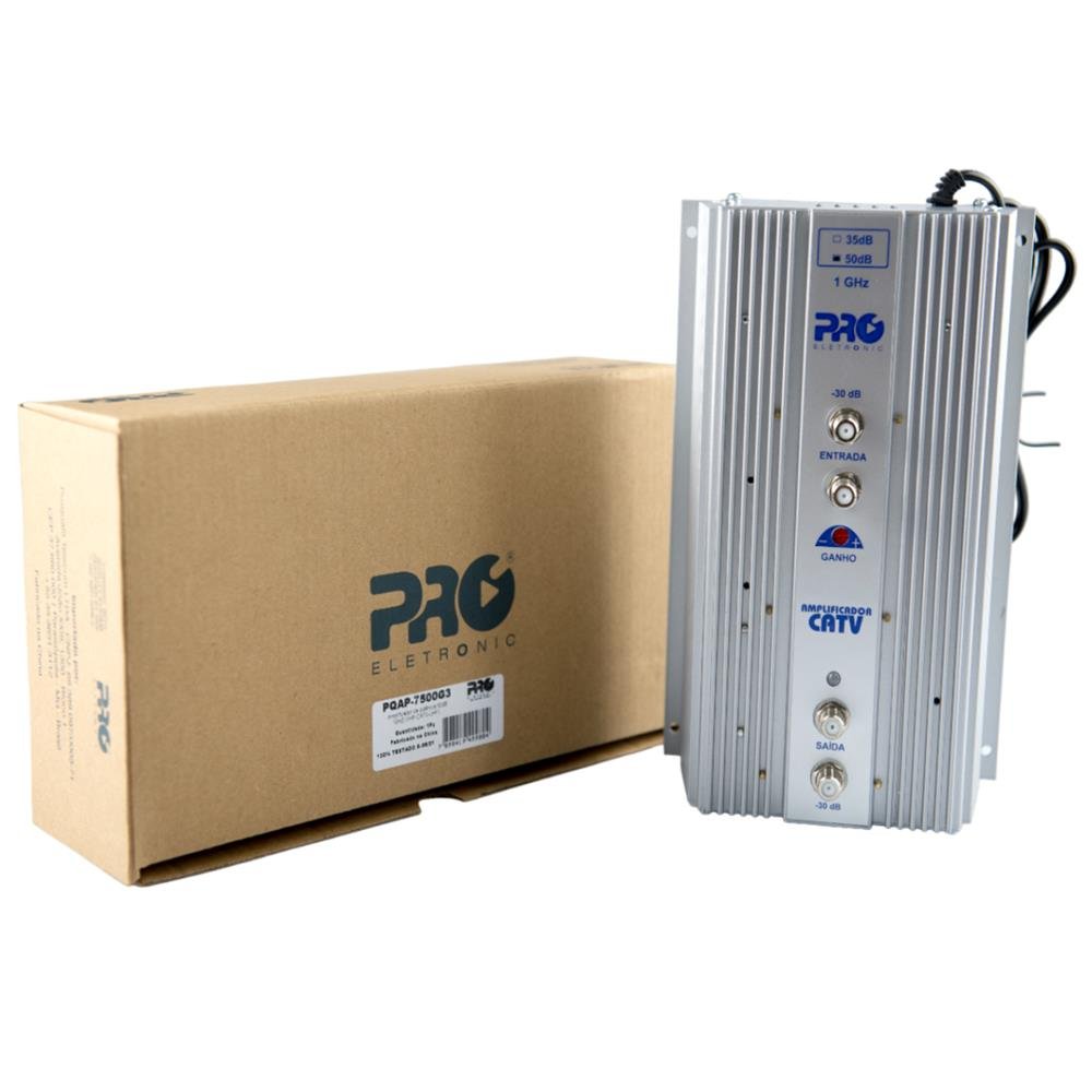 Amplif. De Potencia Vhf/Catv/Uhf 50Db (Importado)