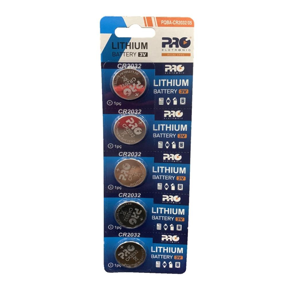 Bateria Cr2032 Blister Com 5 Unidades