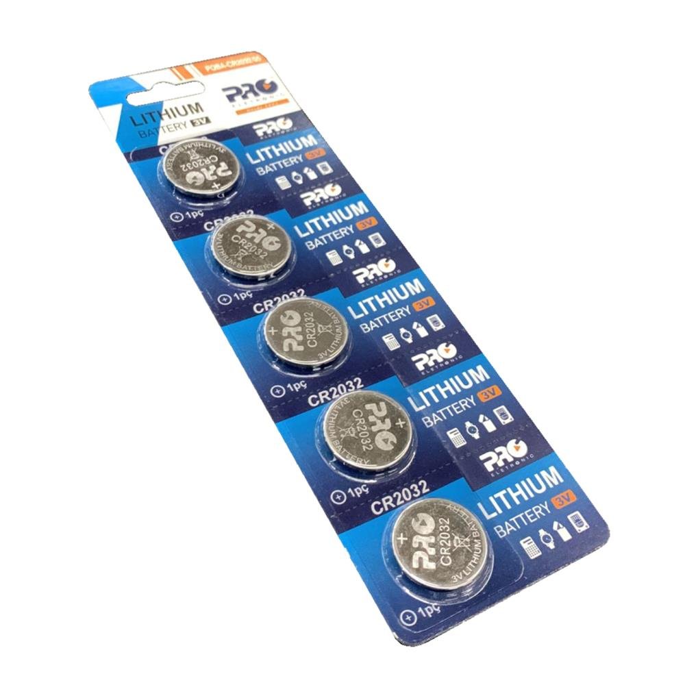 Bateria Cr2032 Blister Com 5 Unidades