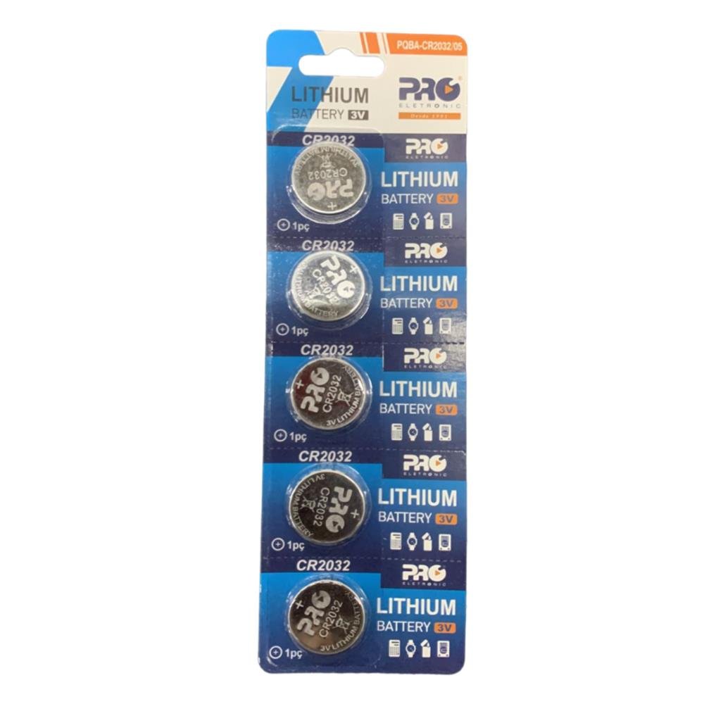 Bateria Cr2032 Blister Com 5 Unidades