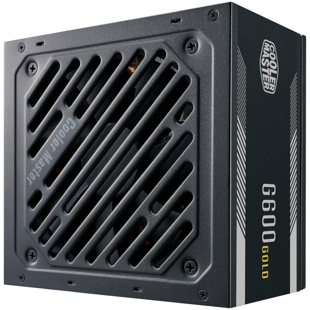 Fonte Pc 600w Cooler Master G600 80 Plus Gold, Ativo Pfc, Resistente À Alta Temperatura, Garantia De 5 Anos, Mpw-6001-Acaag-Br
