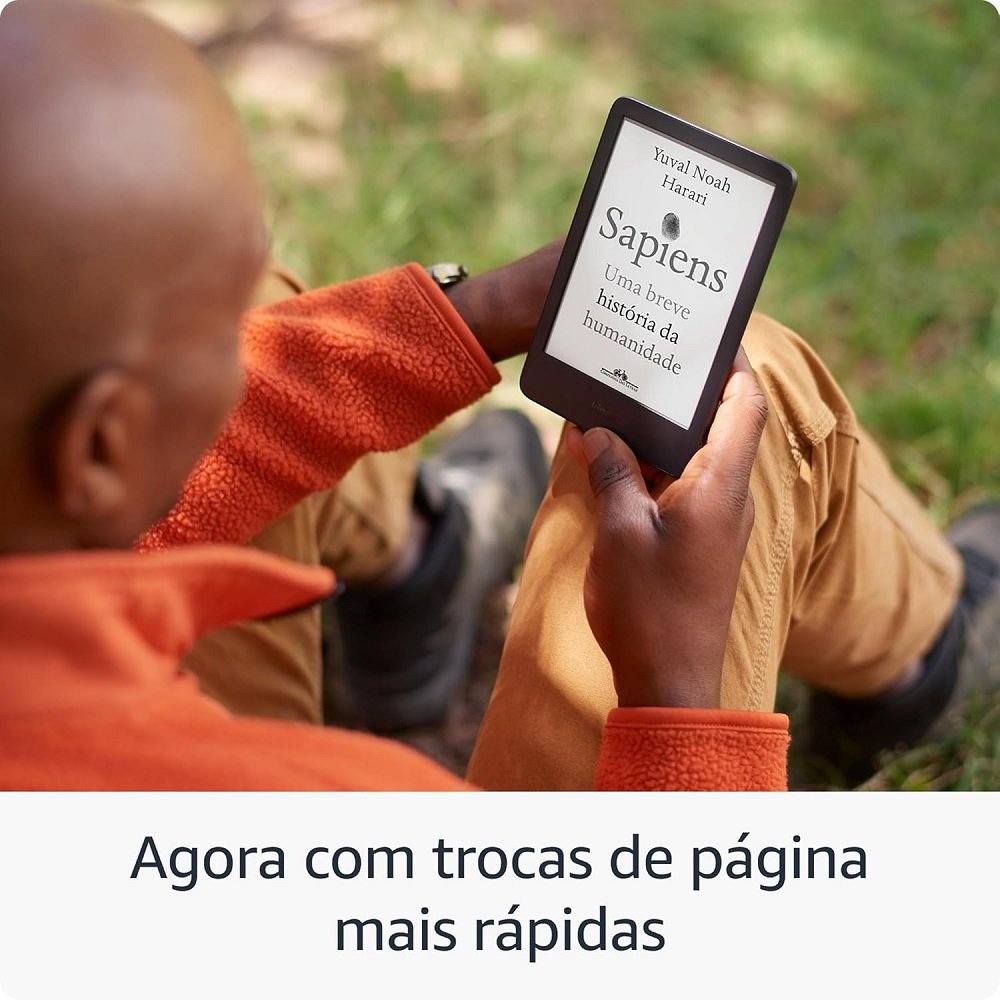Kindle 11ª (16gb - Modelo 2024), Com Tela Antirreflexo, Luz Frontal Ajustavel E Bateria De Longa Duração - Cor Preta, B0cp31l73x, Amazon