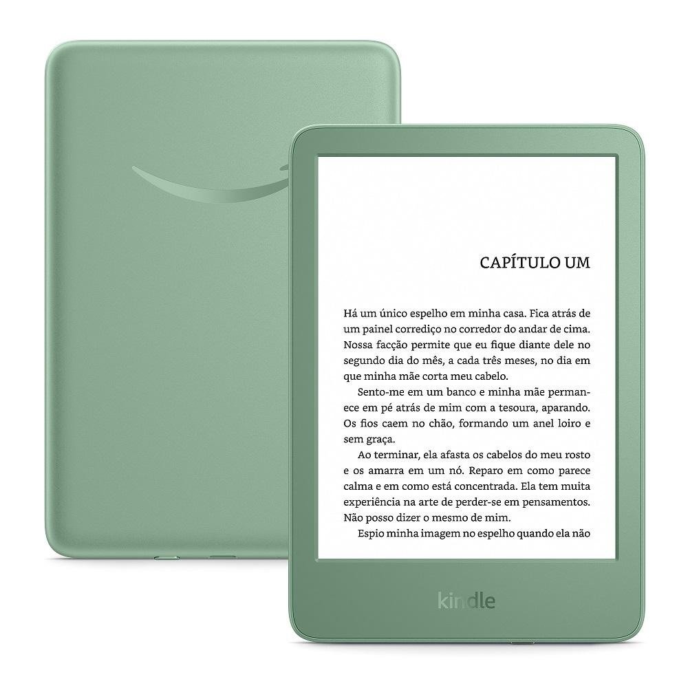 Kindle 11ª (16gb - Modelo 2024), Com Tela Antirreflexo, Luz Frontal Ajustavel E Bateria De Longa Duração - Cor Verde, B0cp31qs6r, Amazon