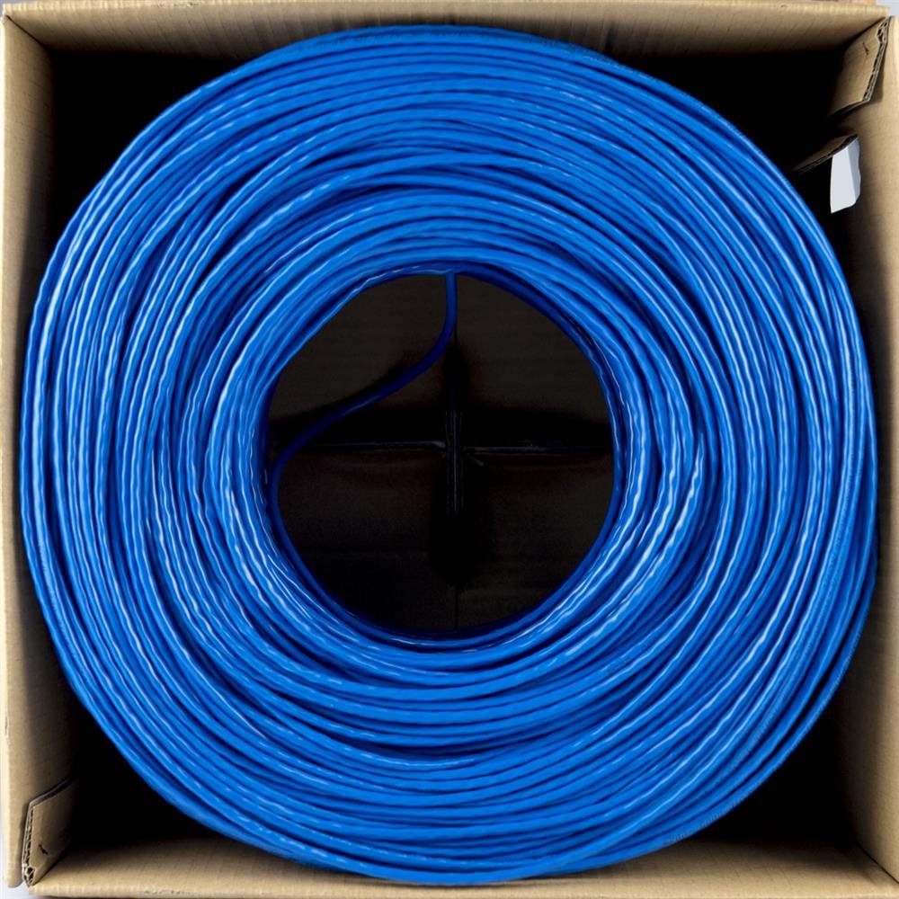 Cabo 4 Pares Para CFTV 8 Fios 305M Cor Azul