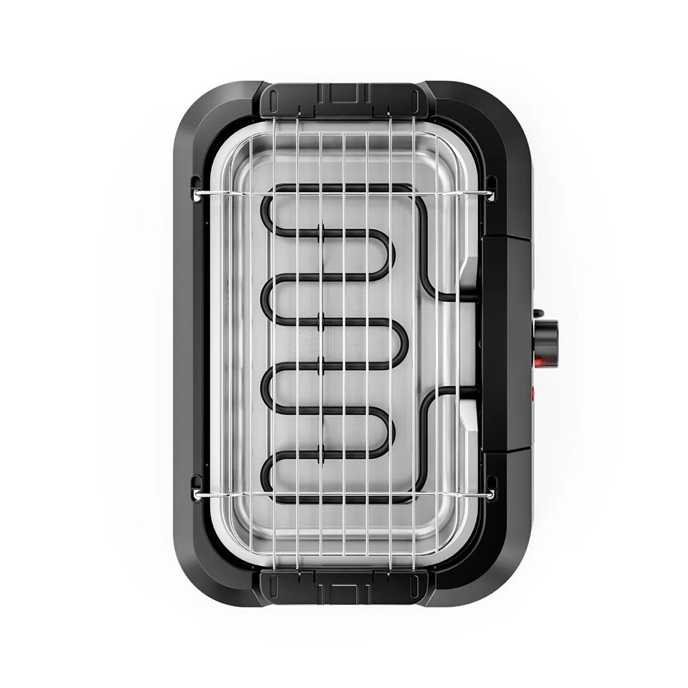 Churrasqueira Elétrica Britânia BCQ10A - 1500W, Preto/Inox, 220V