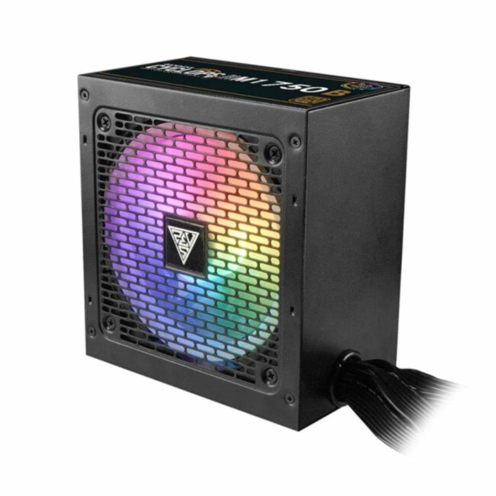 Fonte 750W Gamdias Cyclops M1 RGB, ATX, 80 Plus Bronze, Cybenetics, Teclab, PFC Ativo, M1-750B RGB