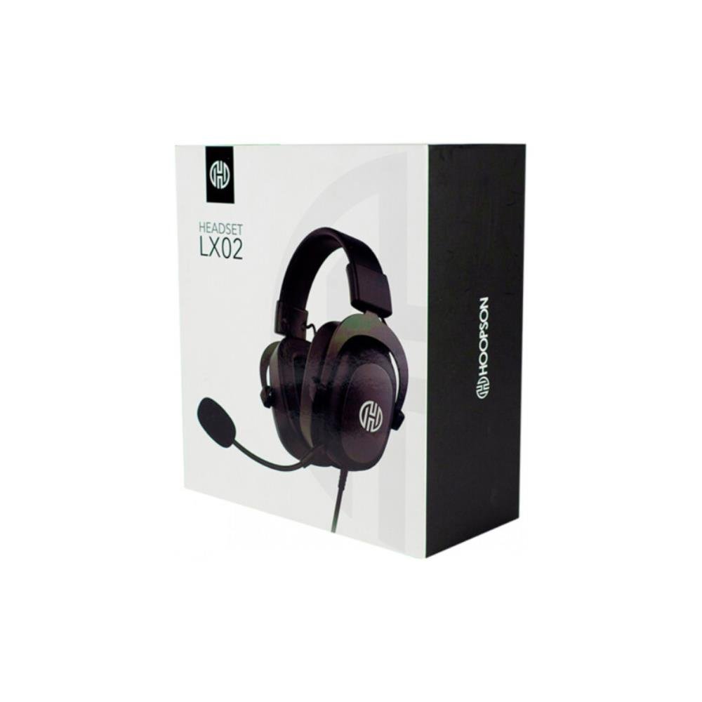 Headset Gamer Hoopson, com Conexão P3, para PC e PS4, Preto, Lx02