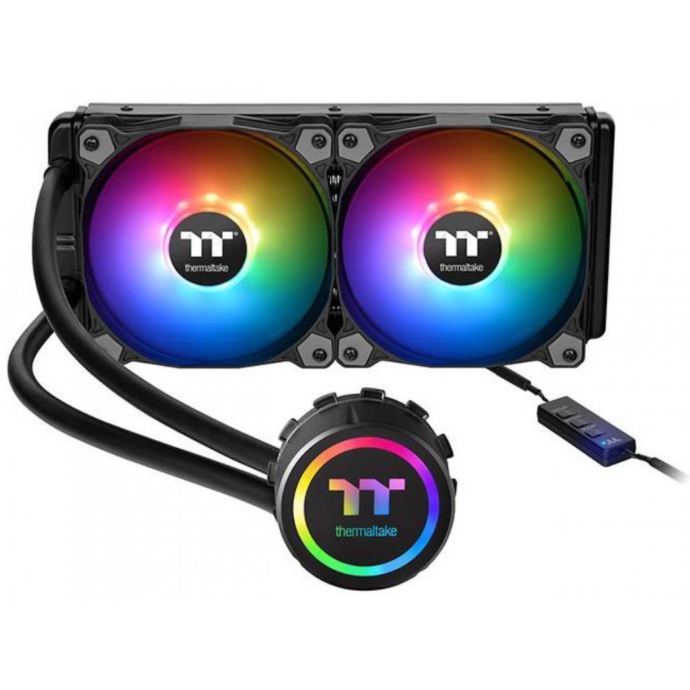 Water Cooler Thermaltake 3.0, ARGB Sync 240mm, Intel/AMD, CL-W233-PL12SW-A