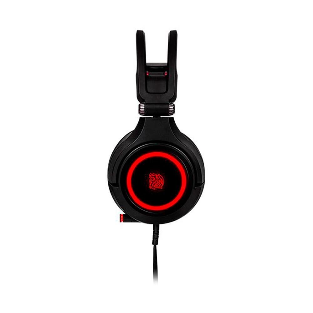 Headset Gamer Thermaltake Cronos Riing, RGB, com Conexão USB, 7.1 Surround, Preto
