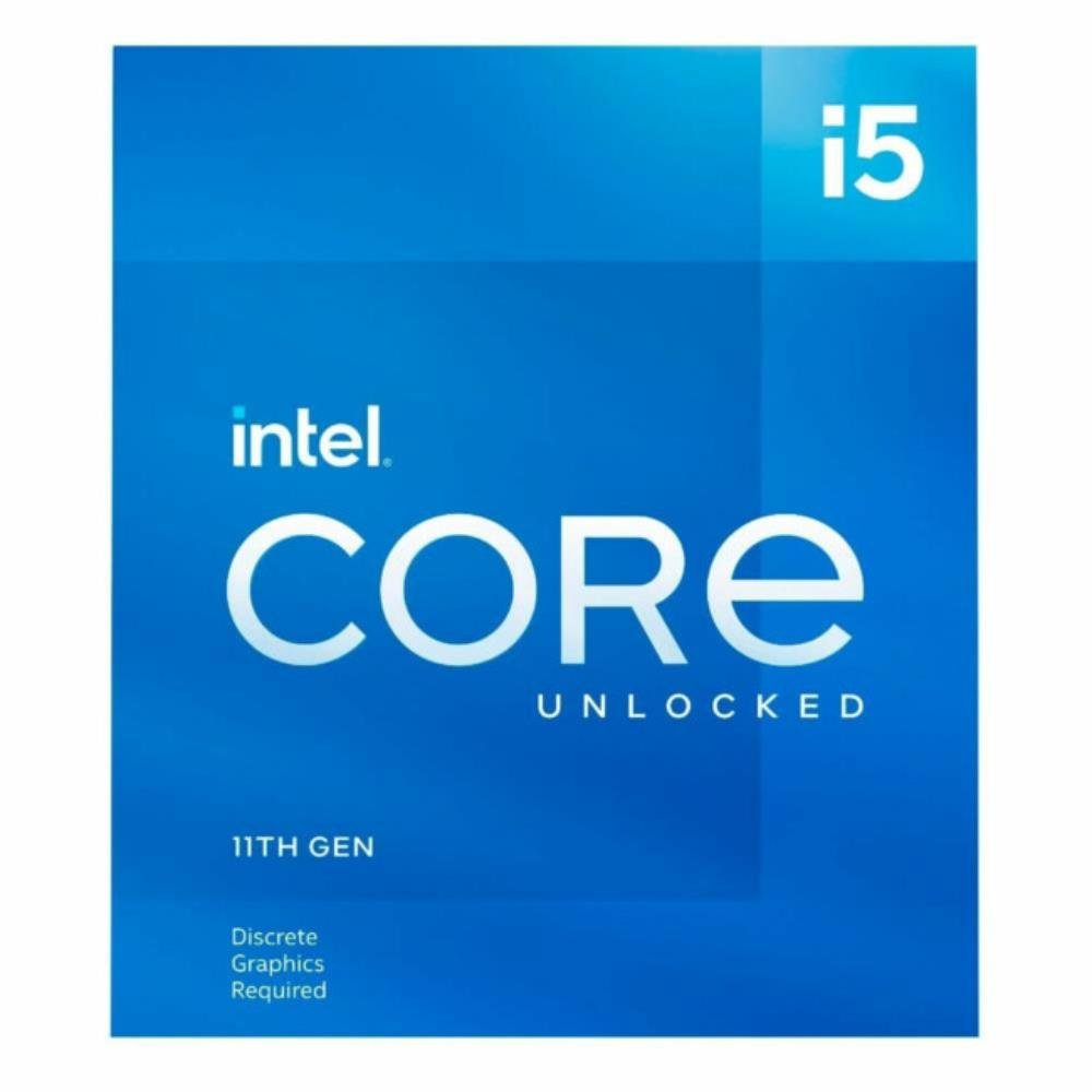 Processador Intel Core i5-11600KF 11ª Geração, 3.9 GHz (4.9GHz Turbo), Cache 12MB, Hexa Core, 12 Threads, LGA1200 - BX8070811600KF
