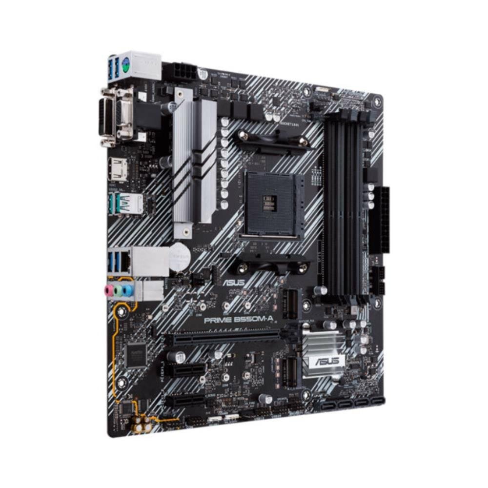 Placa mãe Asus, Chipset B550, Socket AMD AM4, mATX, DDR4, Prime B550M-A