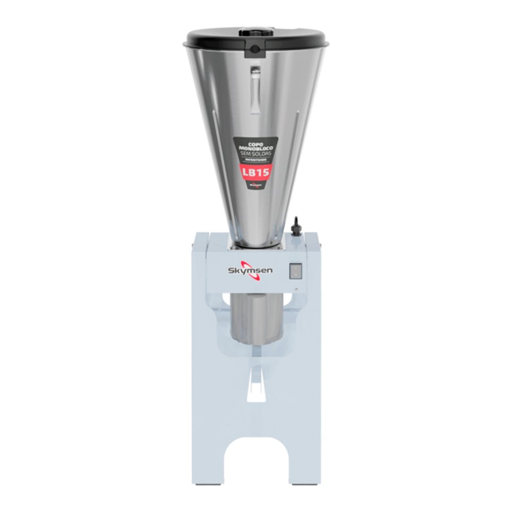 Liquidificador Industrial Basculante Skymsen LB15 - Copo Inox, 15 Litros, Inox, 110V