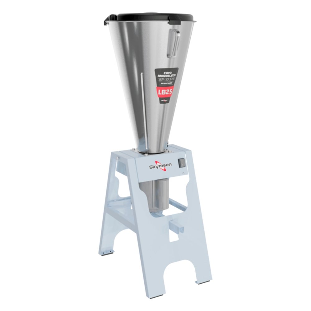Liquidificador Industrial Basculante Skymsen LB25 - Copo Inox, 25 Litros, Inox, 110V