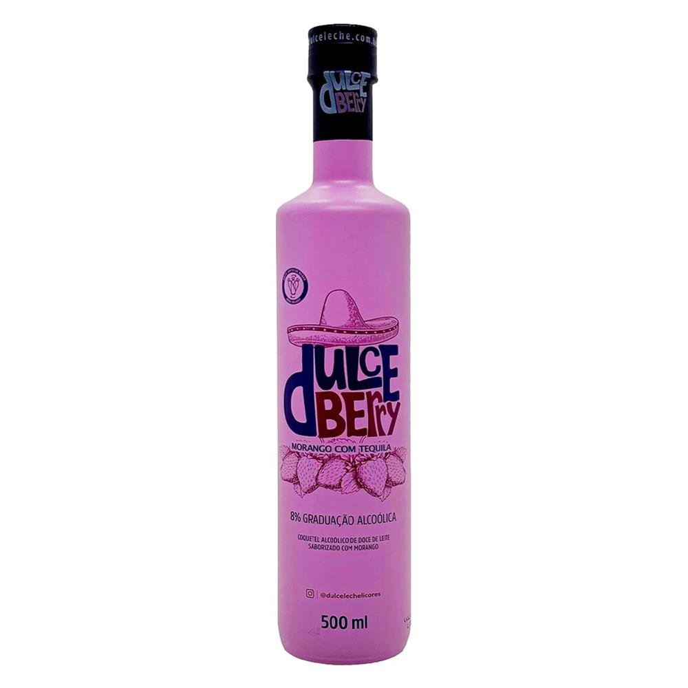 Licor Dulce Berry Morango 6 x 500 ml - Borabebe