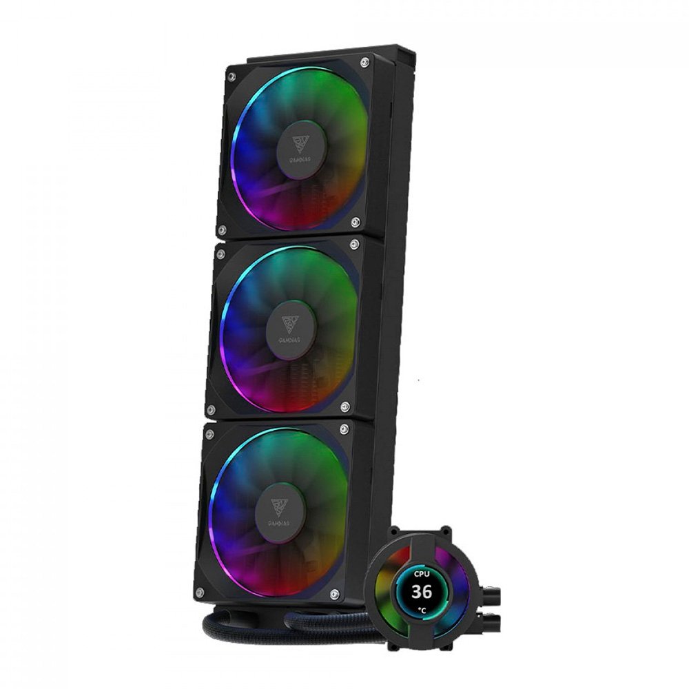 Water Cooler Gamdias Chione P3-360U, ARGB, 360mm, Display LCD, Intel-AMD CHIONE P3-360U