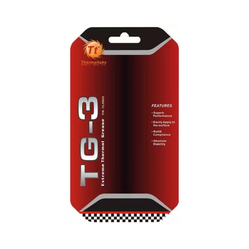 Pasta Térmica Thermaltake TG3, Thermal Grease 4g, 4.7 W/m-K - CLZ0022
