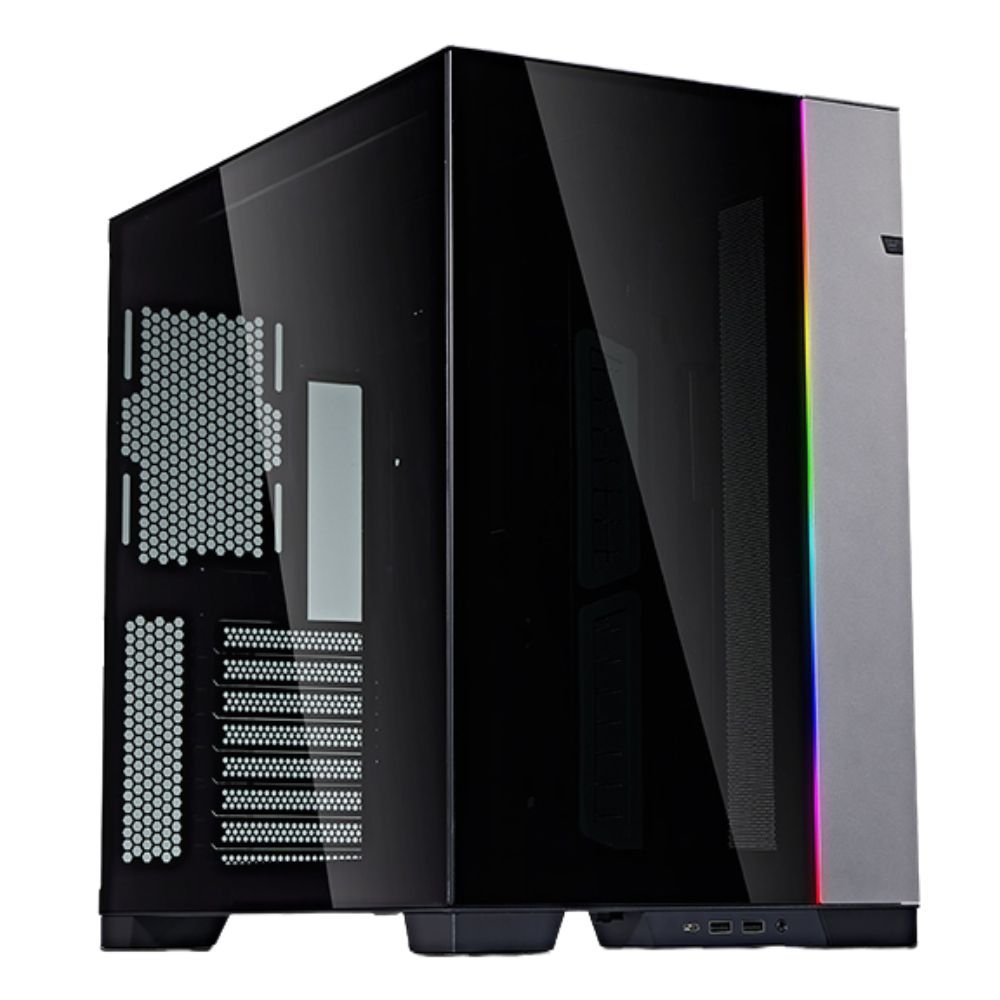 Gabinete Gamer Lian Li O11DE-G Dynamic Evi Vidro temperado Cinza