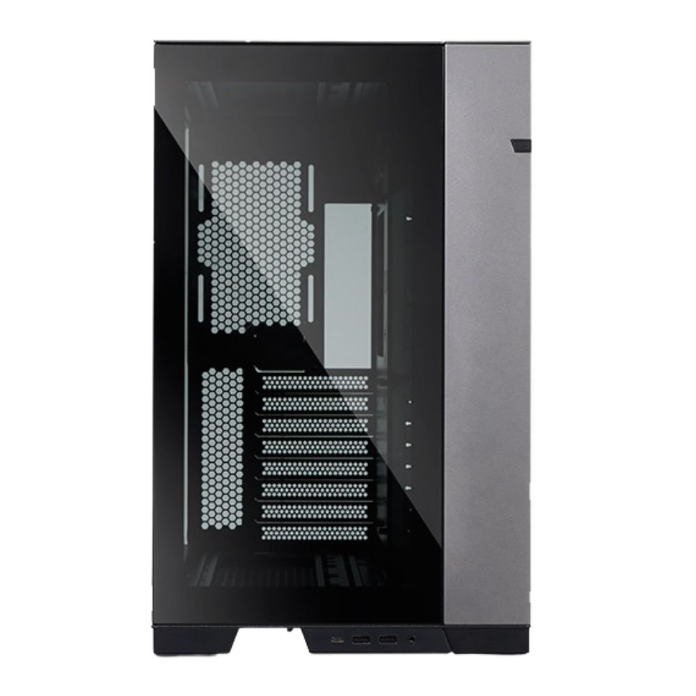 Gabinete Gamer Lian Li O11DE-G Dynamic Evi Vidro temperado Cinza