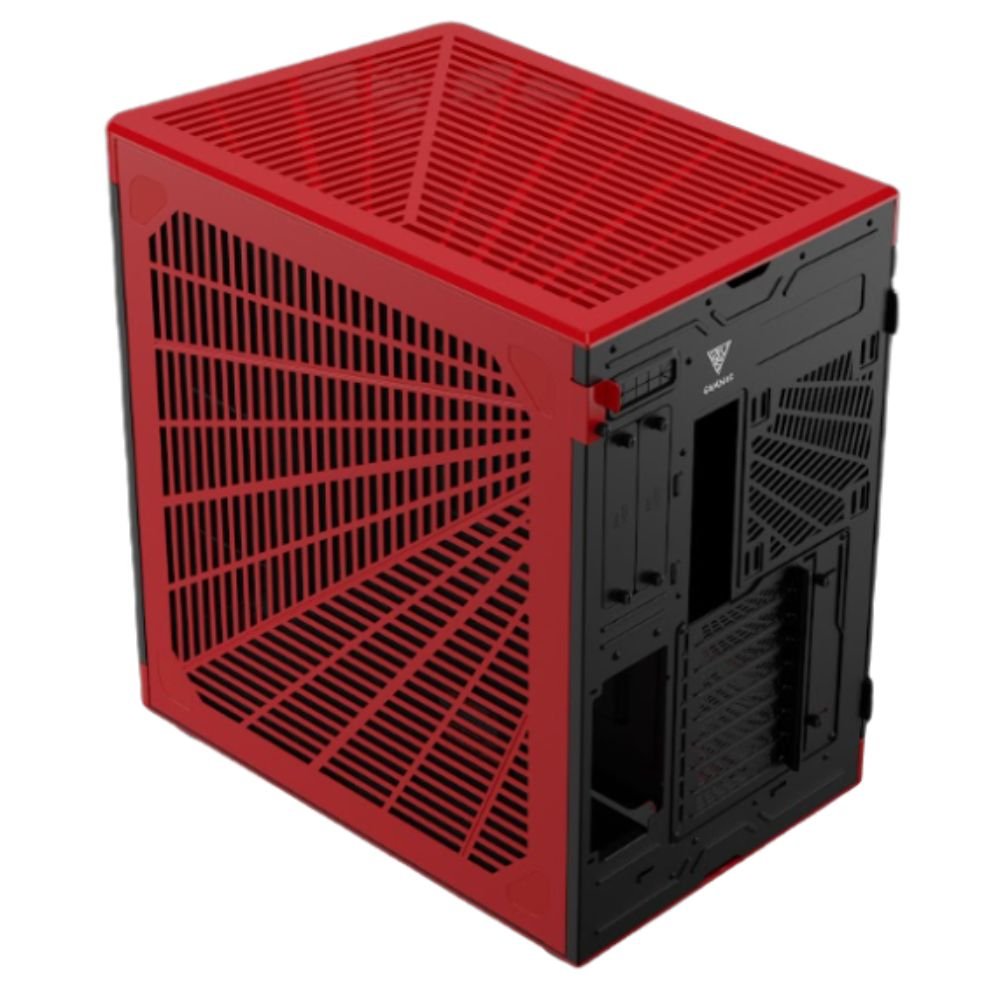 Gabinete Gamer Gamdias Neso P1-BR Vidro Temperado Full Tower Preto/Vermelho
