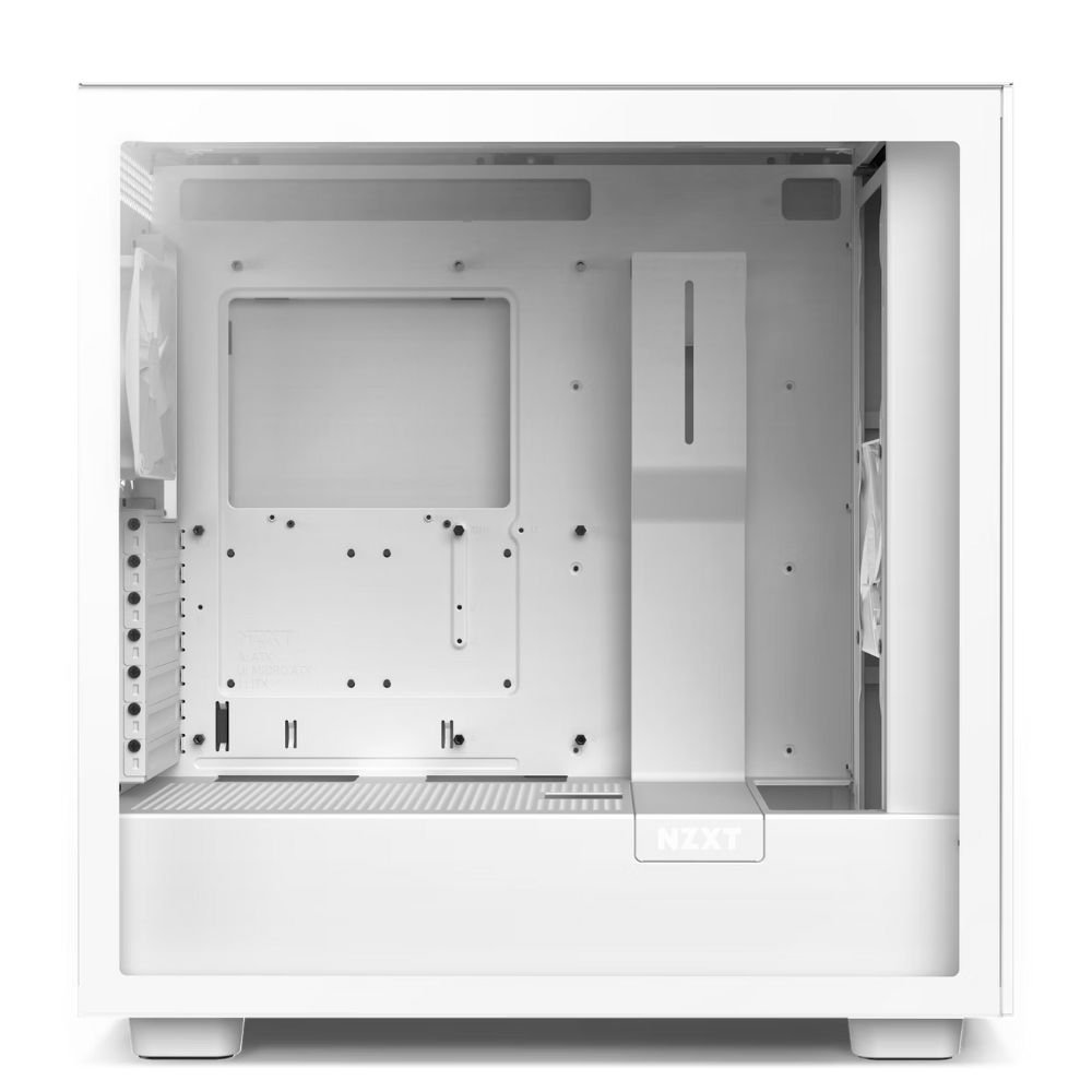 Gabinete Gamer NZXT Flow CM-H71FG-01 Vidro Temperado Mid Tower Preto/Branco