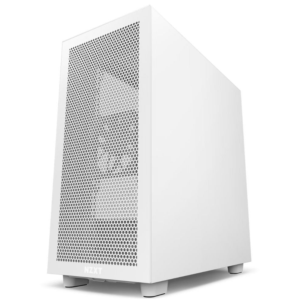 Gabinete Gamer NZXT Flow CM-H71FG-01 Vidro Temperado Mid Tower Preto/Branco