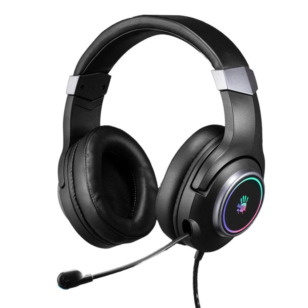 Headset Gamer USB 7.1 Bloody G350 RGB Com Microfone Preto